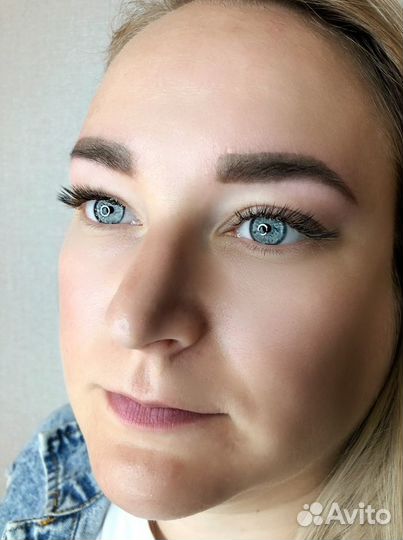 Наращивание ресниц с выездом на дом