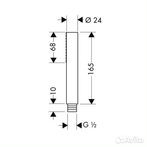 Ручной душ AX Starck 10531000