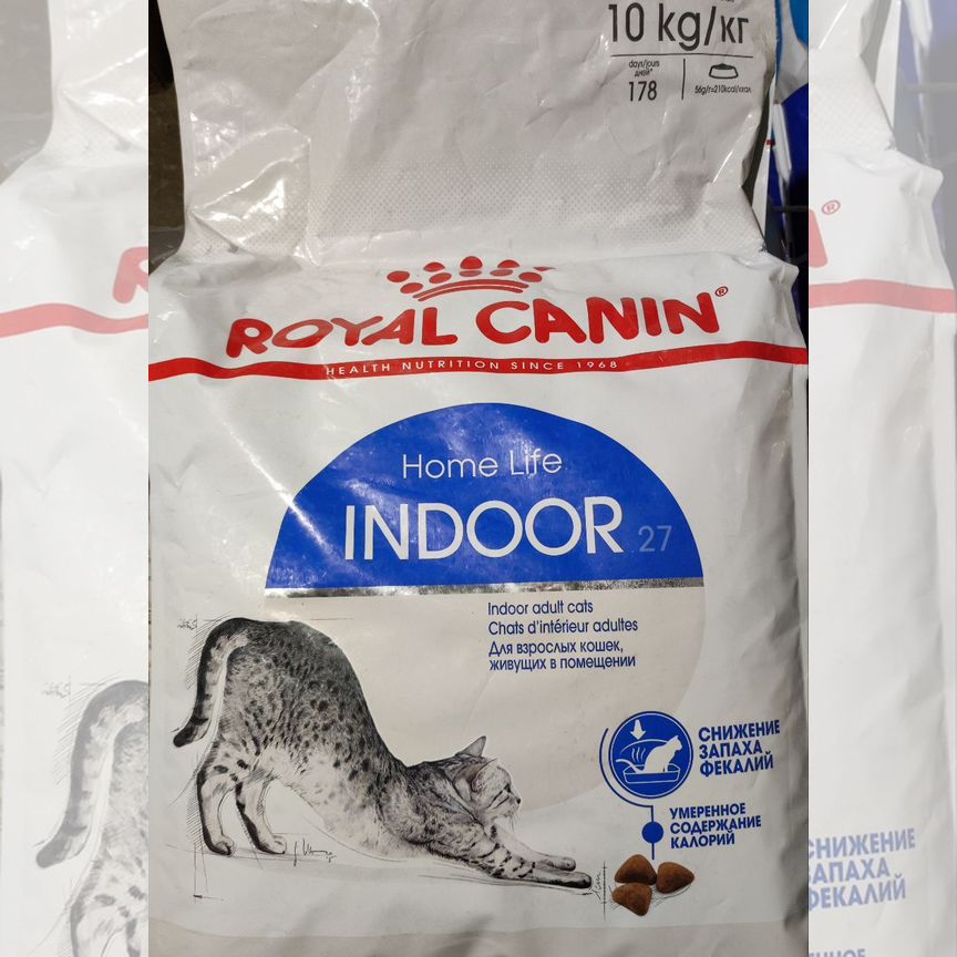 Корм для кошек Royal Canin Indoor 27 10кг