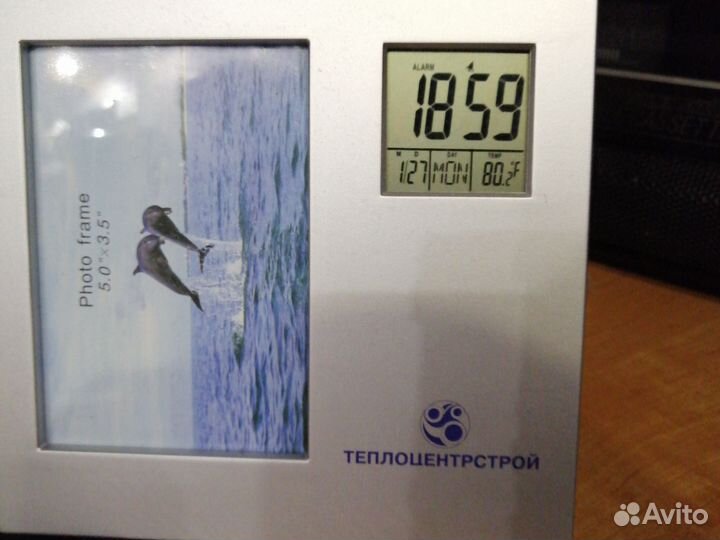 Фото рамка, Часы. Дата, время