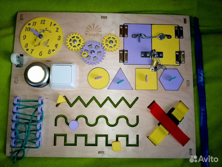 Бизиборд развивающая доска