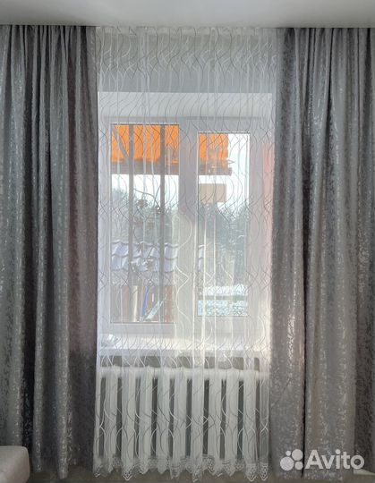 Новые комплекты шторы+тюль