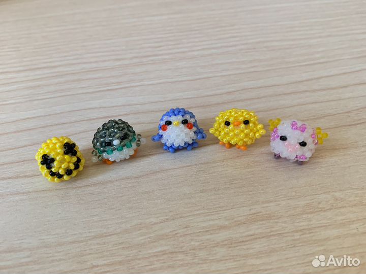 Мини амигуруми из бисера