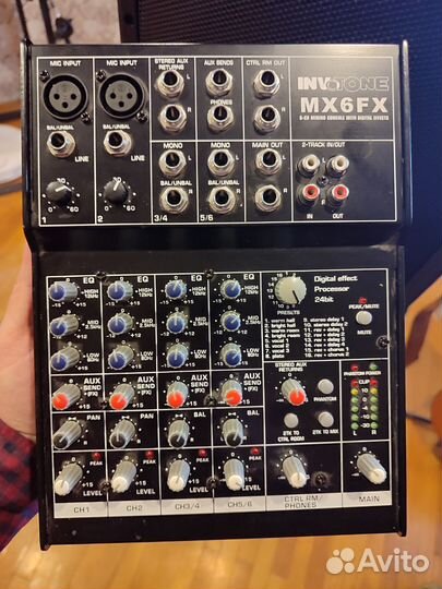 Микшерный пульт mx6fx invotone
