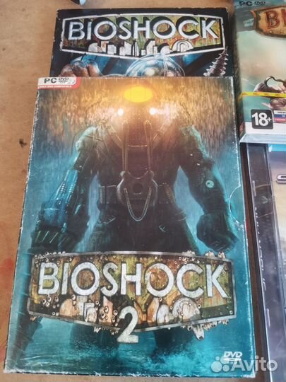 Диски Bioshock, Spaider-Man, Fortnite PS4