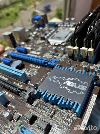 Продам плату LGA 1155 с процессором и озу