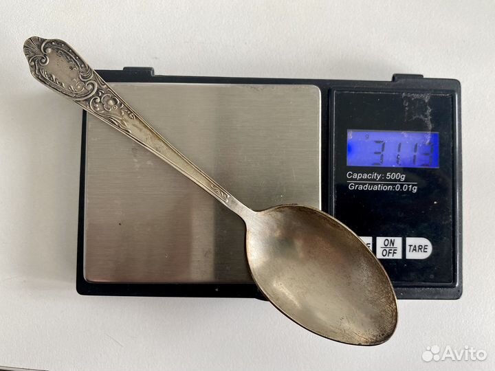 Серебряная ложка СССР 875 проба