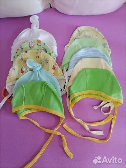 Шапочка, чепчики и др