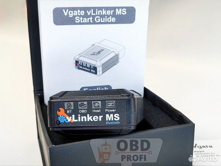 Vgate vlinker MS BT адаптер new ELM327