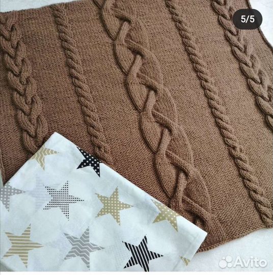 Вязаное одеяло. Конверт для новорожденного