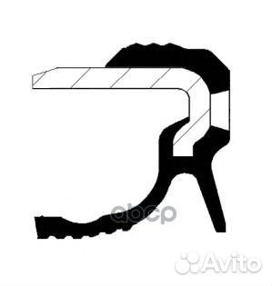 190 368 85C сальник коленвала задний 90x104x9