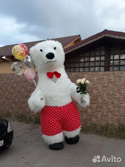 Ростовые куклы Белый Мишка на ваше мероприятие