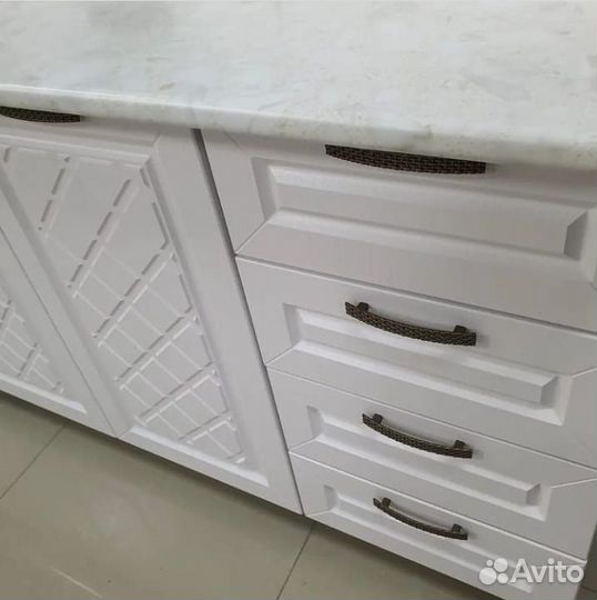 Кухня Агава белая 2 метра