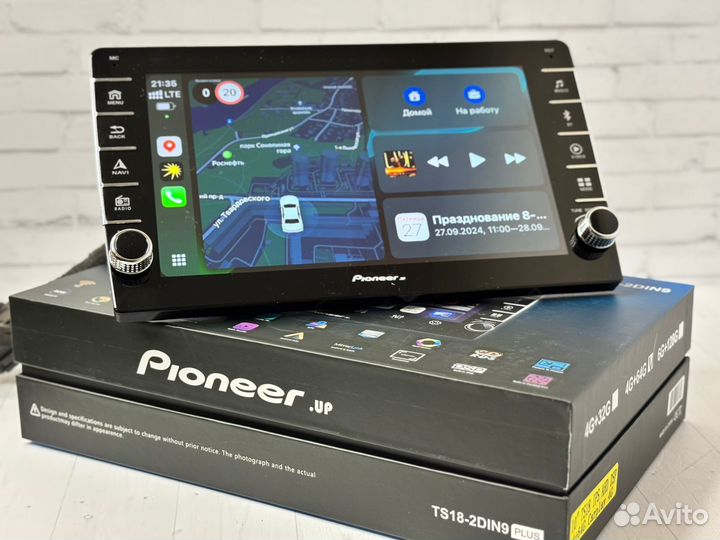 Магнитола android Pioneer Ts18 4/64 с крутилками