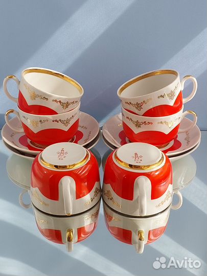 Сервиз чайный фарфор Дружковский фз