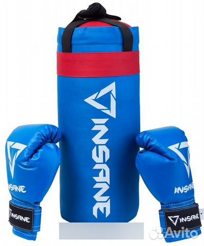 Набор для бокса Insane Fight синий 39х16 см