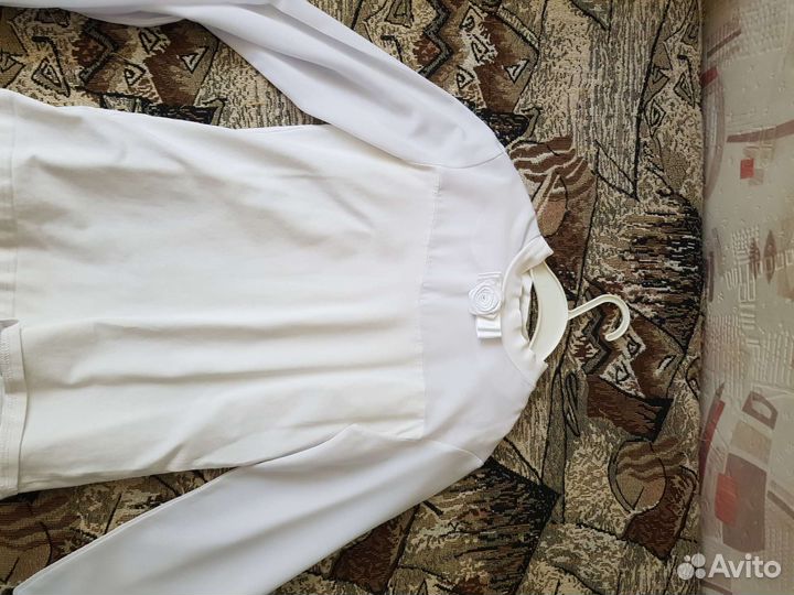 Юбка школьная синяя Аcoola, блузки на рост 152-160