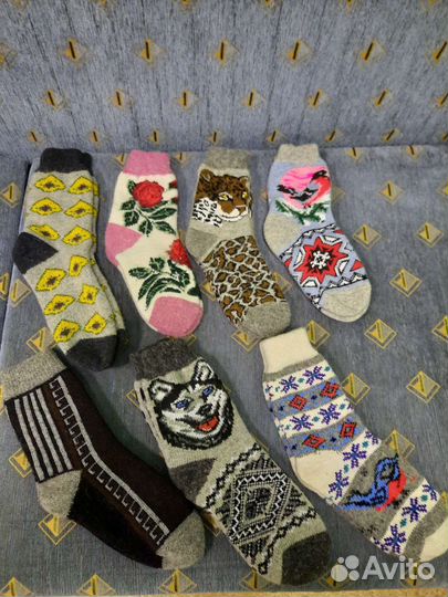 Носки женские и мужские шерстяные новые