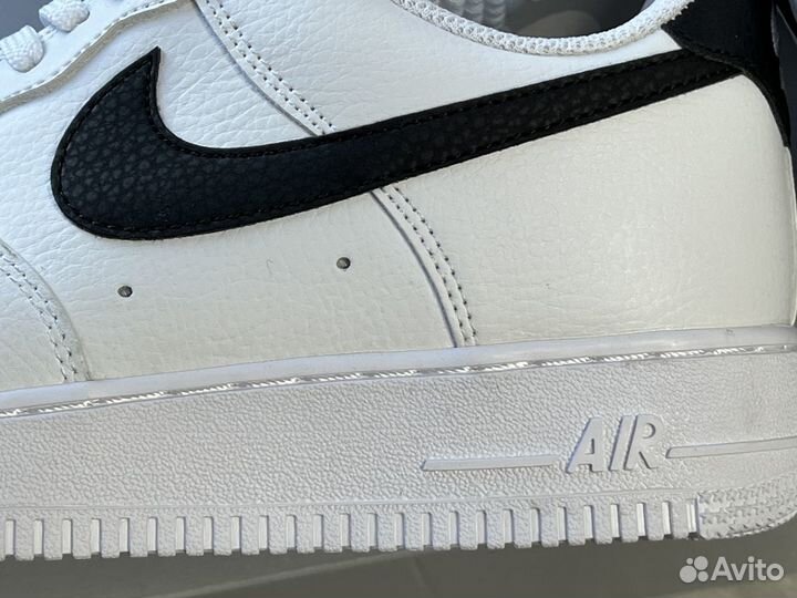 Nike air force 1 white black оригинал