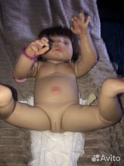 Кукла реборн силиконовая девочка