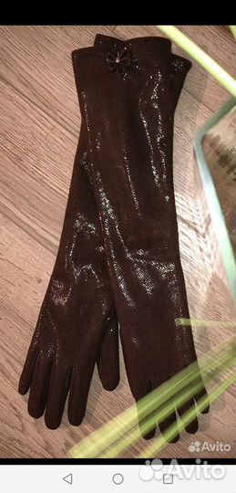 Перчатки женские длинные зимние