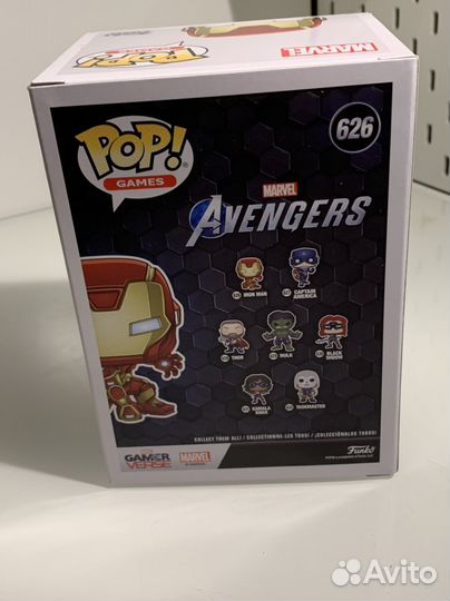 Fanko pop marvel железный человек 626