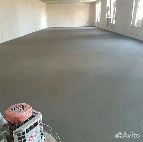 Механизированная стяжка пола. Высокое качество