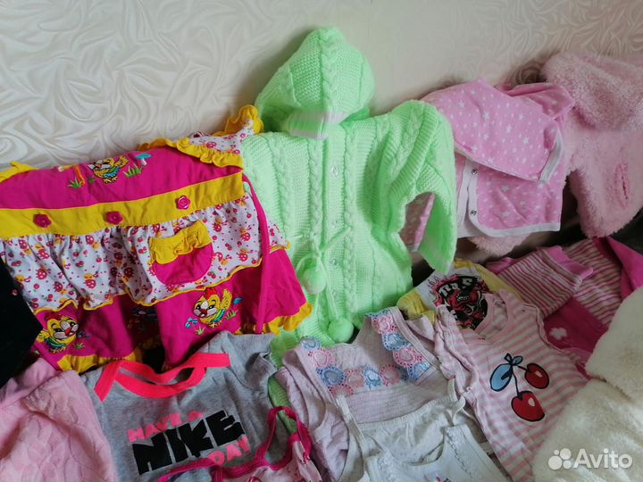 Вещи пакетом для девочки от 0 до года