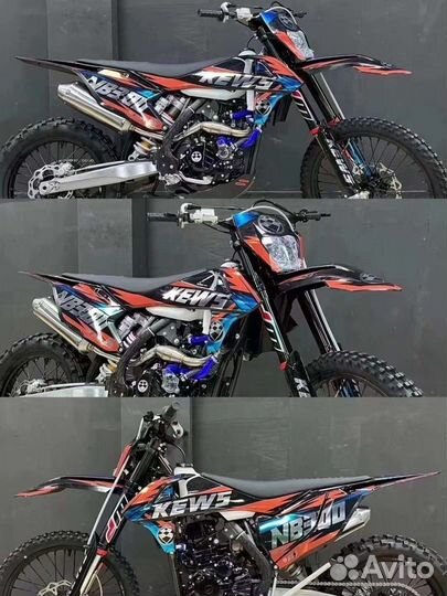 Новый топовый эндуро Kews К16 NB300 Черно-оранжевы