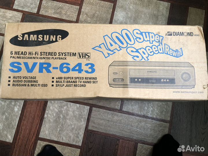 Видеомагнитофон samsung