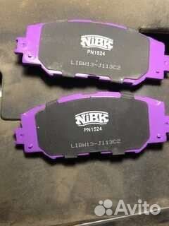 Колодки тормозные nibk PN1524