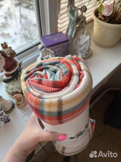 Плед новый в клетку Modi