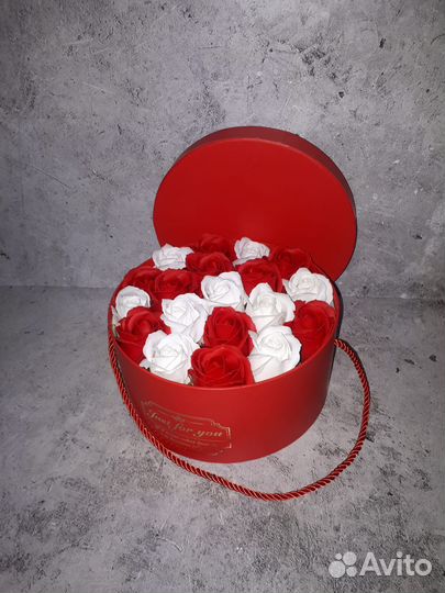 Букет из мыльных роз