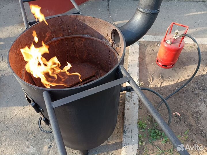 Печка под казан