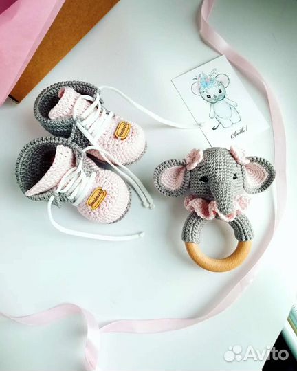 Вязаный набор для девочки