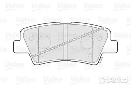 Колодки тормозные valeo 301301