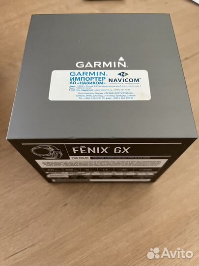 Garmin Fenix 6x pro solar titanium