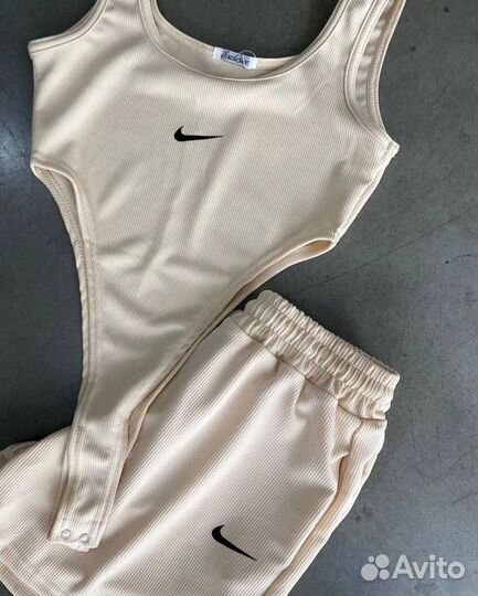 Костюм двойка nike в рубчик