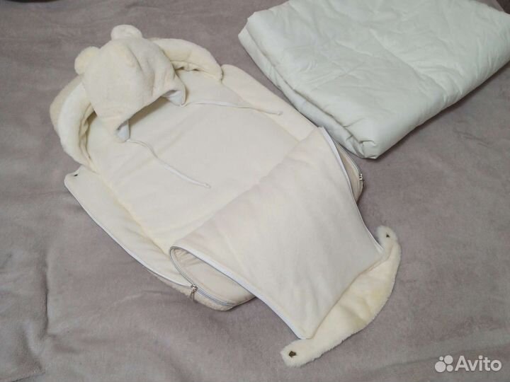 Конверт на выписку для мальчика зимний