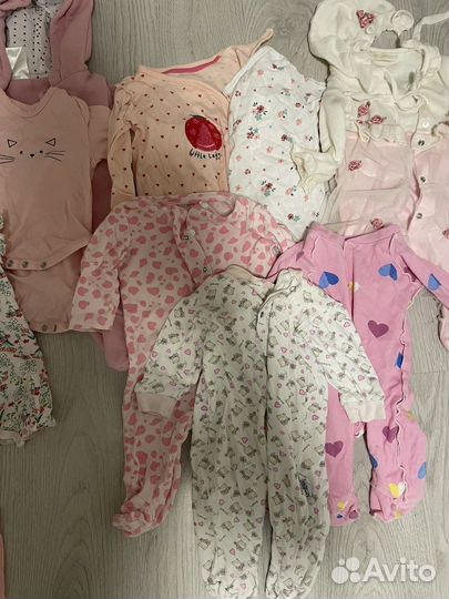 Вещи пакетом для девочки 56-62