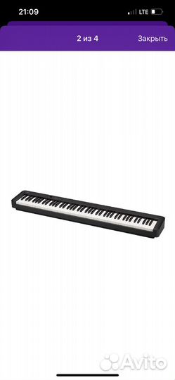 Цифровое фортепиано casio cdp s100bk 88 клавиш