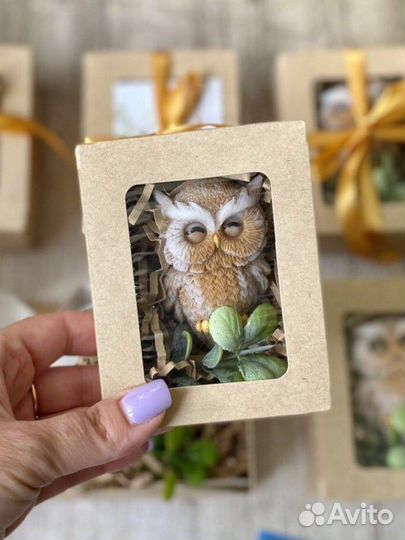 Мыло сова ручной работы