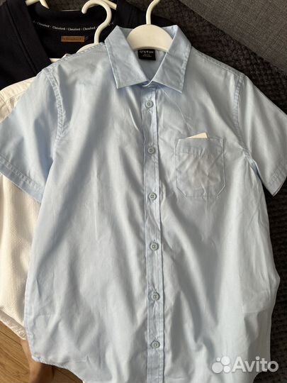 Новая Школьная одежда рубашки, кардиган рост 146