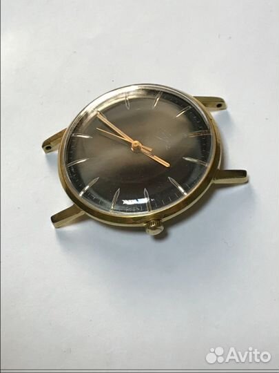 Часы Луч СССР Позолота