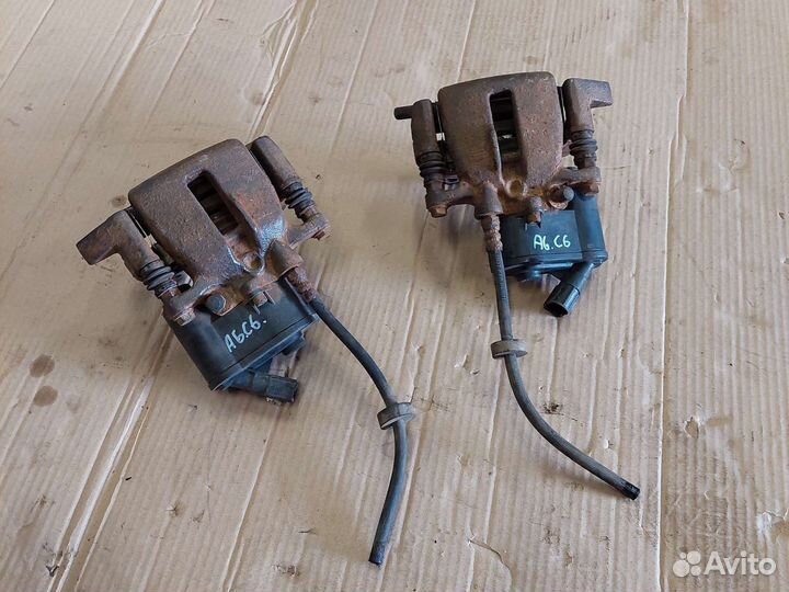 Суппорт задний левый правый Audi A6 C6 Ауди А6 Ц6