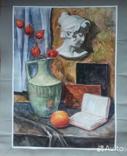 Картина акварель натюрморт