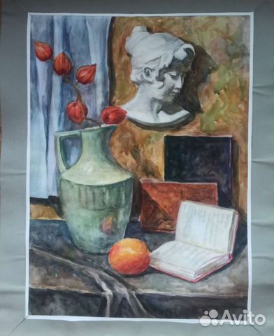 Картина акварель натюрморт