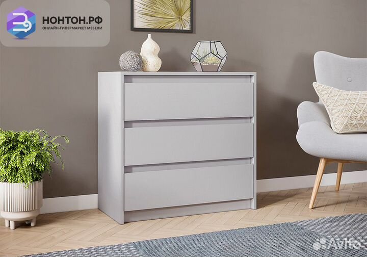 Комод Айден 800 серый