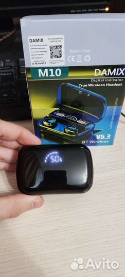 Блютуз наушники tws powerbank встроенный