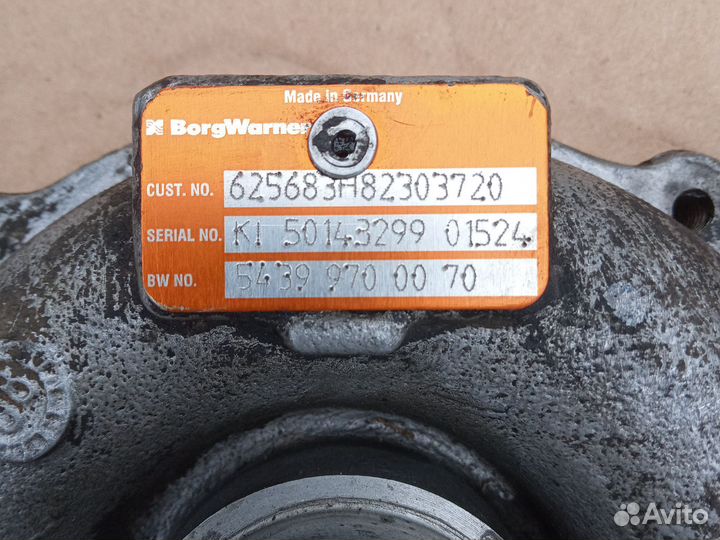 Турбо компрессор 7701476883